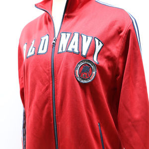 Old Navy Red Barcelona Athletic ZipUp Jacket Large